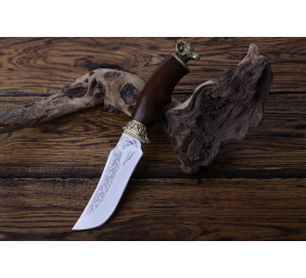 Нож с бронзовым литьем "Архар"