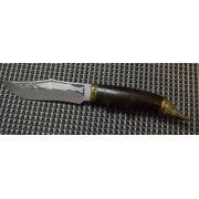 Нож "Щука" с бронзовым литьем